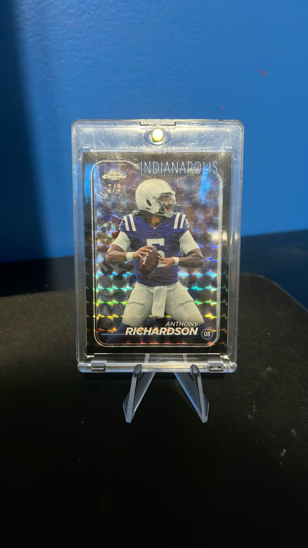 MINT CONDITION Anthony Richardson /2 Topps Chrome Football Card