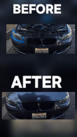 Headlights Restoration, upholstery Cleaning, clay wax buffing compound polish washes etc.