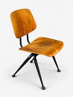 Mid Century Modern Walnut Plywood Chair by Brunswick, c.1960's - Delivery Available