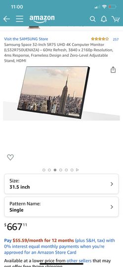 Samsung monitor 32 inch in box NEW!!