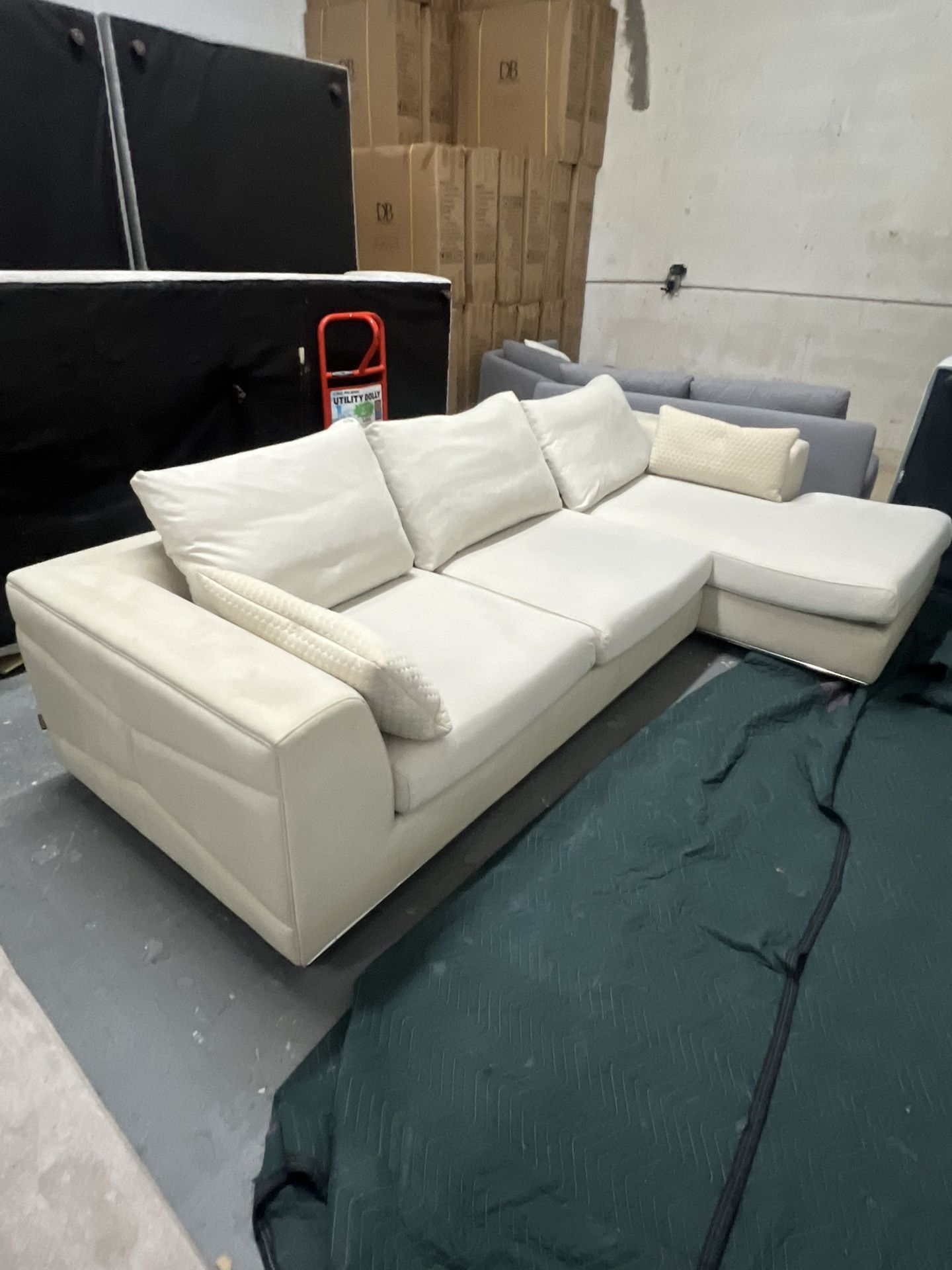 Beige Modern Sectional