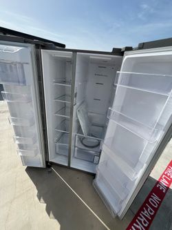 Samsung Bespoke AI 23-cu ft Counter-Depth 36-in Wide Side-by-Side Refrigerator