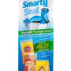 New Smart Seal Attachable Package of 8 Seals for Fresher Food zip lock storage safe food prep kitchen