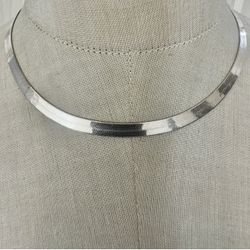 Sterling Silver Italian Herringbone Chain Necklace