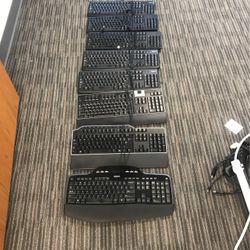 Dell/Logitech Keyboards ($10 OBO) - 8 Available