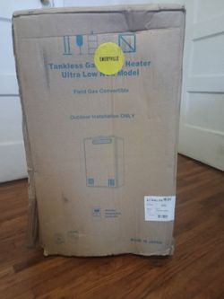 Outdoor Tankless water heater