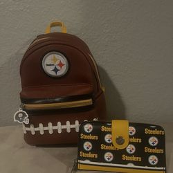 Steelers Backpack & Wallet 