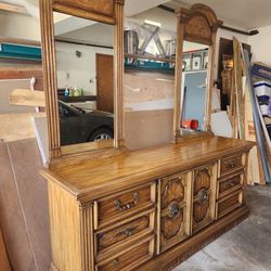 Dresser With Headboard- Queen 
