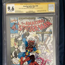 Amazing Spider-Man #340 Comic Signed By Stan Lee! 