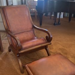 Accent Chair & Ottoman 
