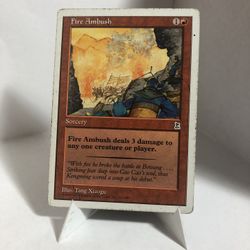 Portal Three Kingdoms Fire Ambush Magic The Gathering Card #111