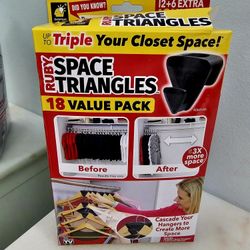 Ruby Space Triangles (Cascade Closet Organizer )