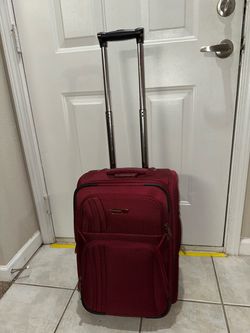 Diplomat Rolling Carry-On Suitcase