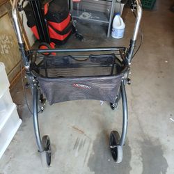 NEW ROLLING WALKING CART WITH BASKET NO SEAT 