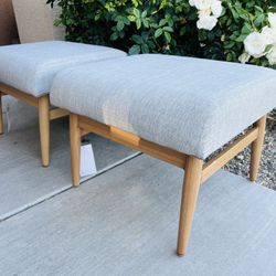 2 New In Box Indoor/Outdoor Ottomans