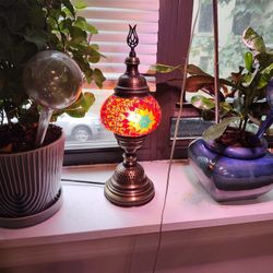 Fully Functioning Mosaic Lamp 