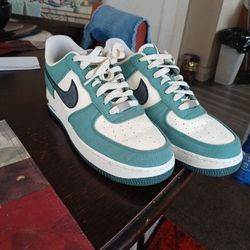 Green Grey Black Qir Force On3s 