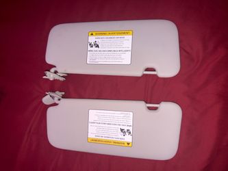 2025 KIA K4 FRONT LEFT RIGHT UPPER SUNVISOR SHADE SUN VISOR OEM