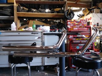 Exhaust Original(stock pipe) of Kawazaki Vucan meanstrike 2005