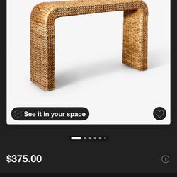 Shiffer Console Table Brown - Threshold™ designed with Studio McGee