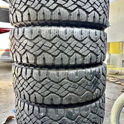 275 70 18 Goodyear con 80% de vida las 4