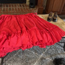 Folklorico Outfit(falda De Folklorico Y Zapatos)