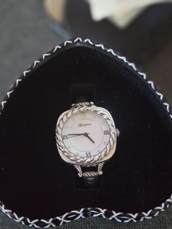 Brighton Silver Twisted Rope Watch