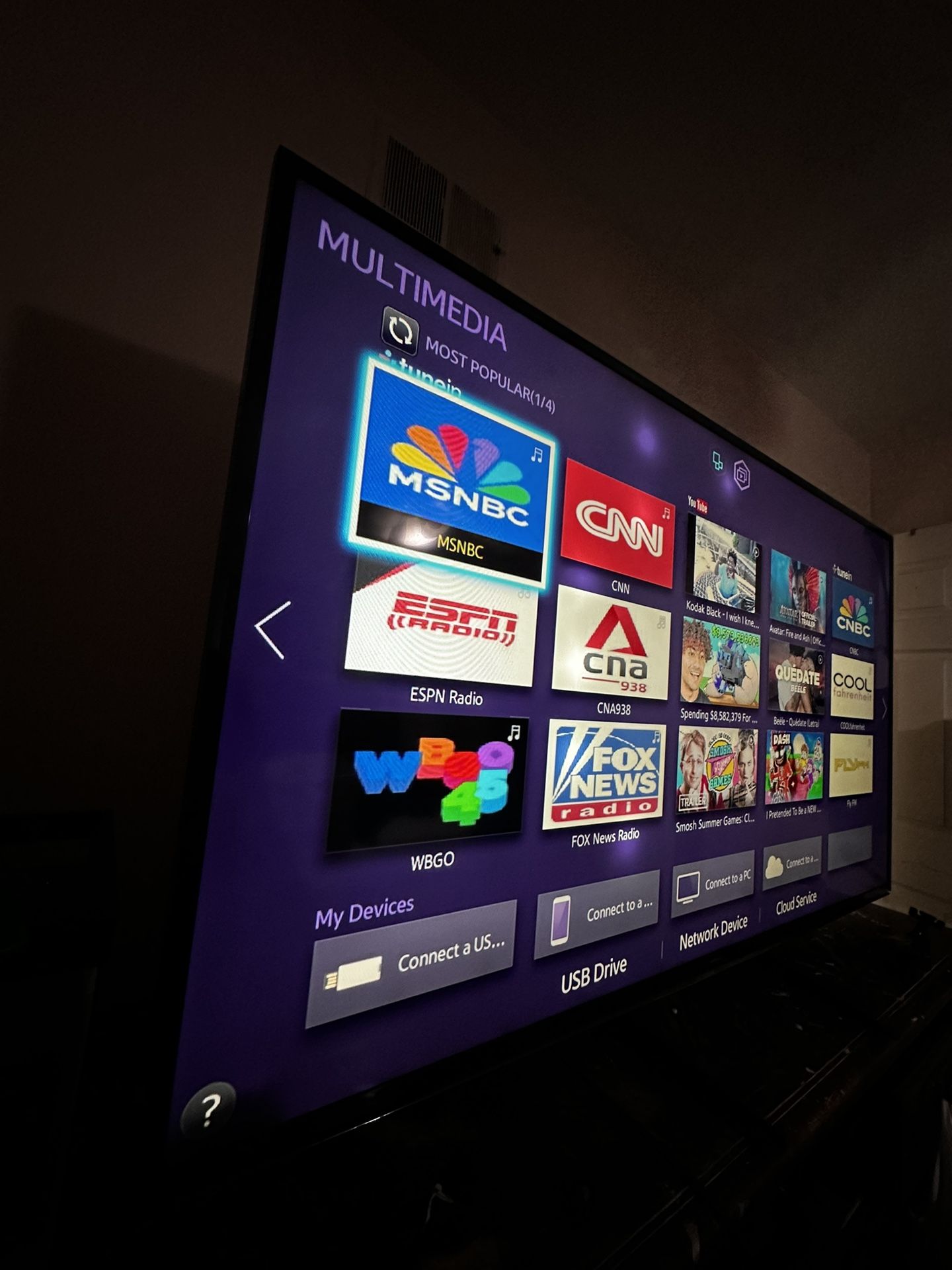 Samsung Smart TV 55”