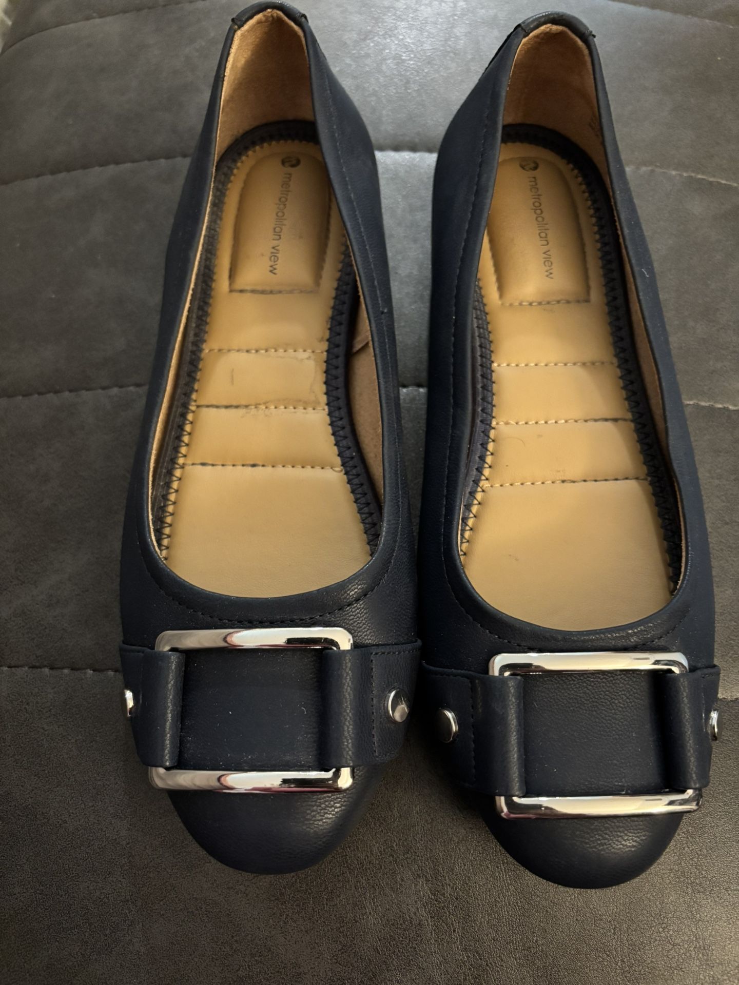 Navy Blue Flats 