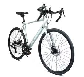 700C 16-Speed Road Bike, Aluminum Frame & Disc Brakes