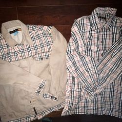 Vintage Nova Check Monogram Shirt And Jacket 