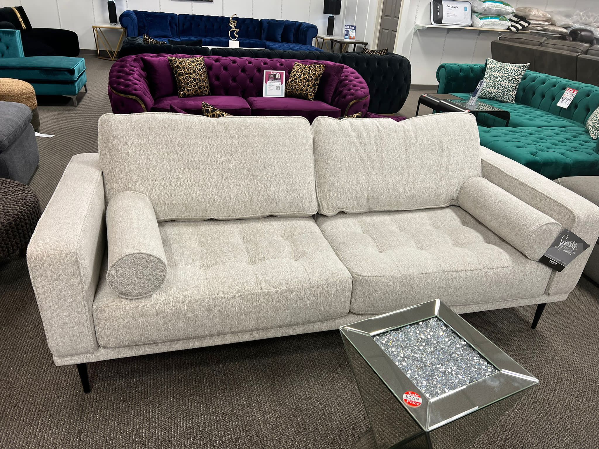 BRAND NEW 2 Piece White Living Room Set