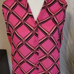 Womens Large Sleeveless Blouse 