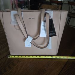 Nine West NWT Barely Nude Maysenn Tote Women Purse Shoulder Bag
