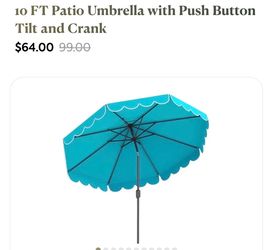 Blue umbrella