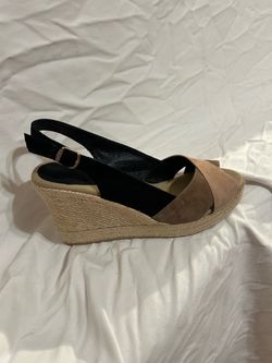 Toni Pons Monza  suede Espadrille Wedge Slingback Sandals