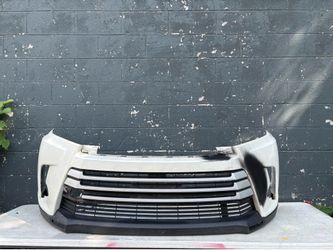 2017-2018 toyota highlander front bumper