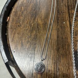 Stainless Steel Lion Pendant Necklace – 12.5” Chain – Non-Tarnish