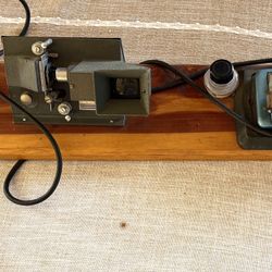 Vintage Cine-Kodak 8mm editing station. 
