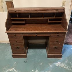 Antique roll Top Desk