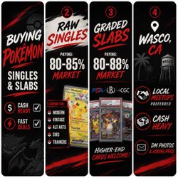 Buying, Cash heavy! @undrdwgtcg on IG
