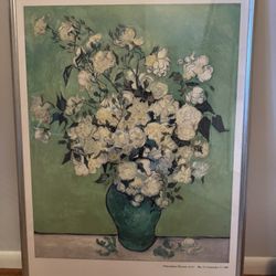 Vincent van Gogh “Vase with White Roses” 
