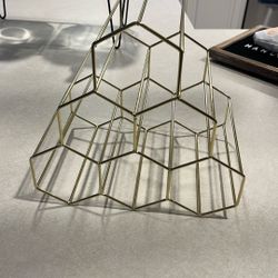 Gold Wine Bottle Holder 