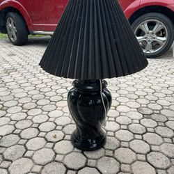 Table Lamp 30”H X 19” In Good Condition $10 Firm 