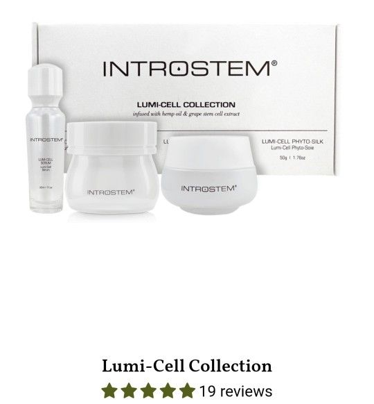 Introstem Lumi Cell Collection Skin Care Face Mask Serum