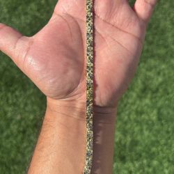 10k Gold  Nugget Bracelet 