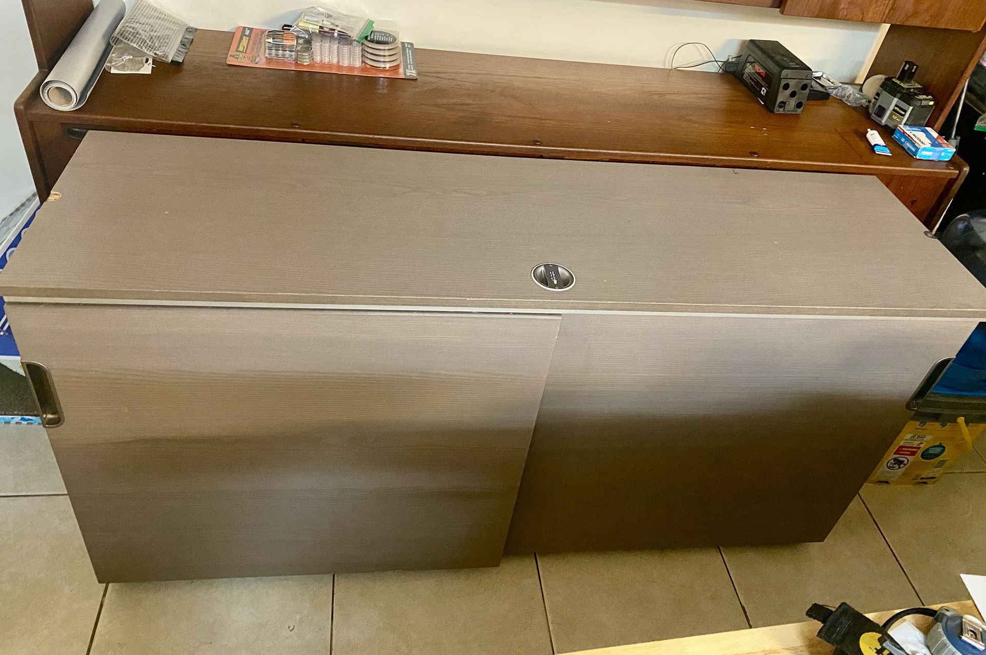 Storage Cabinet, Mirror, Chair, End Table