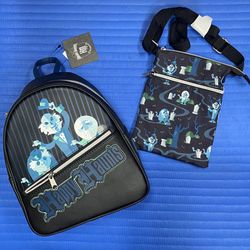 Loungefly Disney Haunted Mansion Mini Backpack and Matching Crossbody - Both NWTs   Smoke Free Home  Price is Firm   See my other listings for more ba