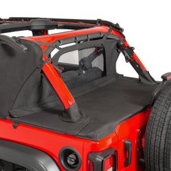 MasterTop Ultimate Summer Soft Top Combo in Black Diamond Fabric for 18-24 Jeep Wrangler JL Unlimited