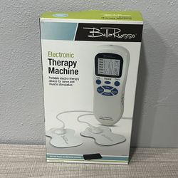 NEW Open Box Bella Russo Portable Electronic Therapy Machine for Nerve Muscle Stimulation